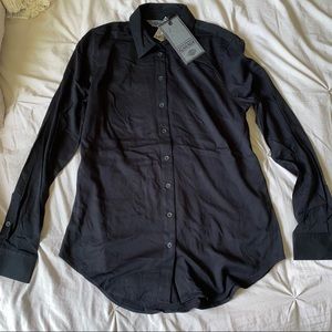 Harley Davidson button up top